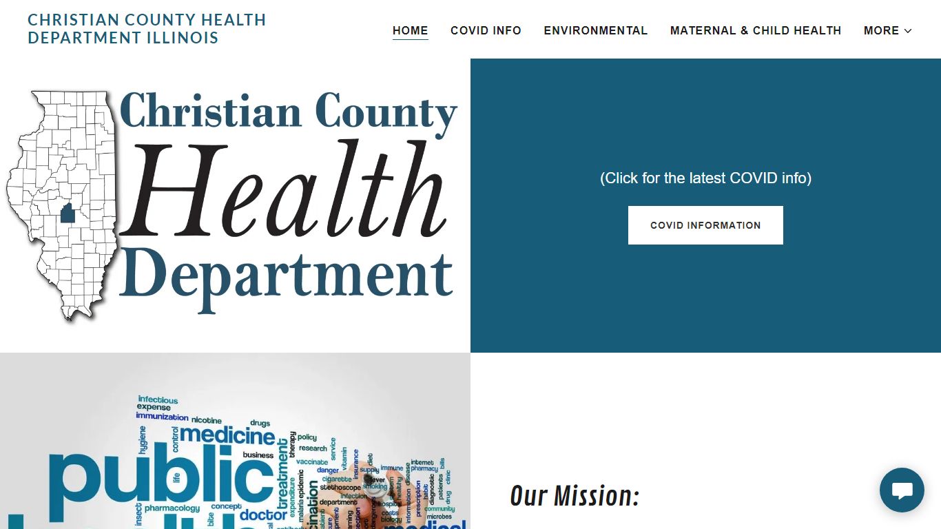 Christian County Health Department in Taylorville, Illinois